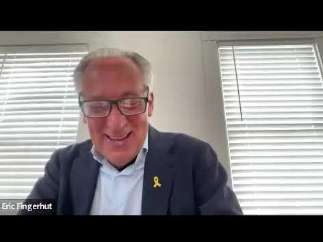 Thumbnail of a Zoom video with Eric Fingerhut